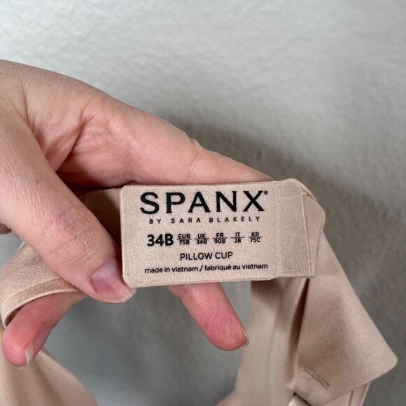 Spanx by Sara Blakely Pillow Cup Bra 34B Underwire Nude SF0315 - Picture 6 of 8